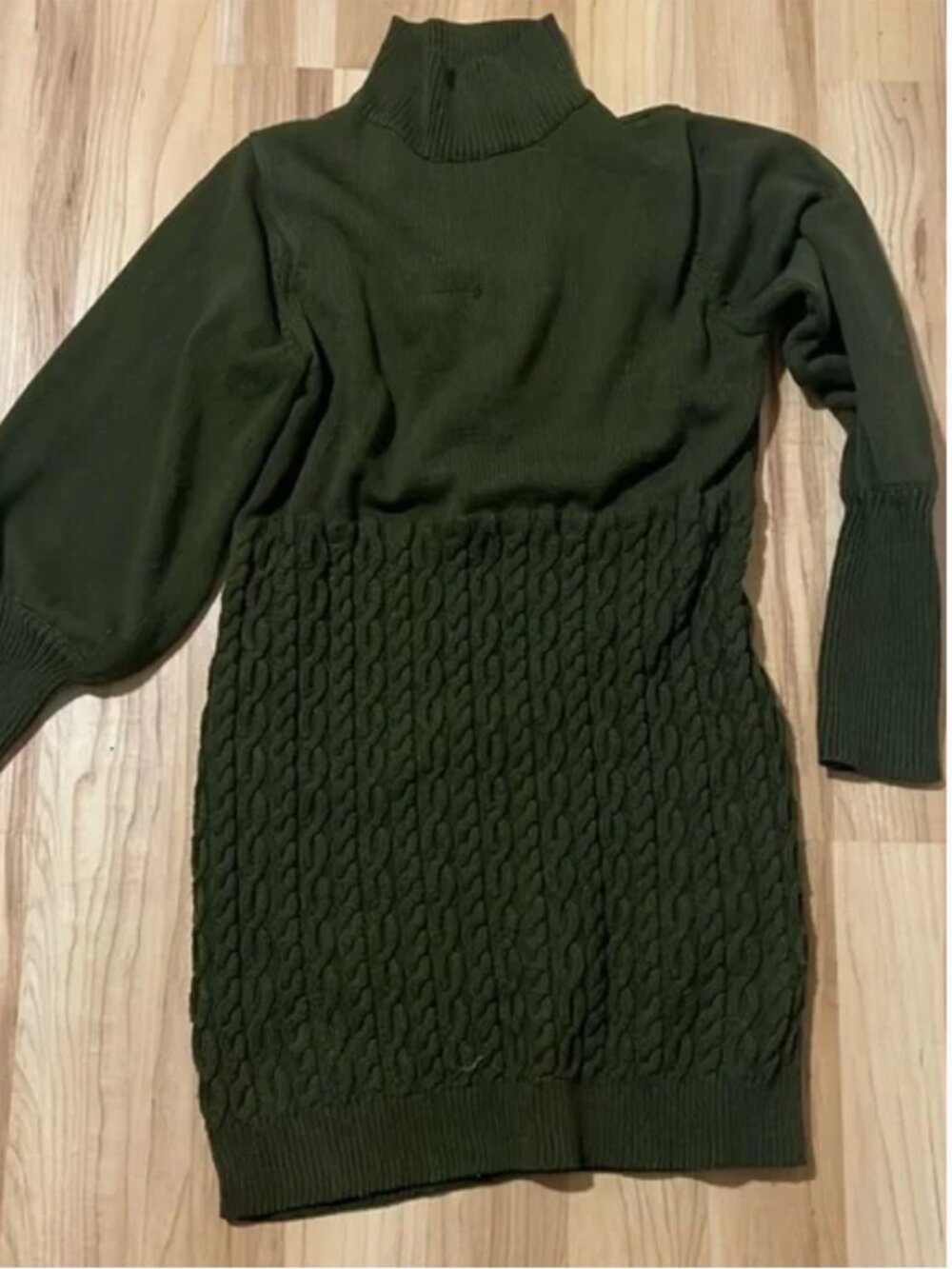 Lulus cable knit sweater dress